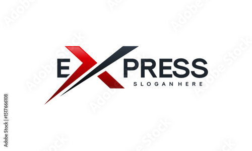 Modern  design featuring the letters "X" and "Express".