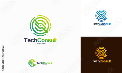 Colorful  design for a technology consulting .