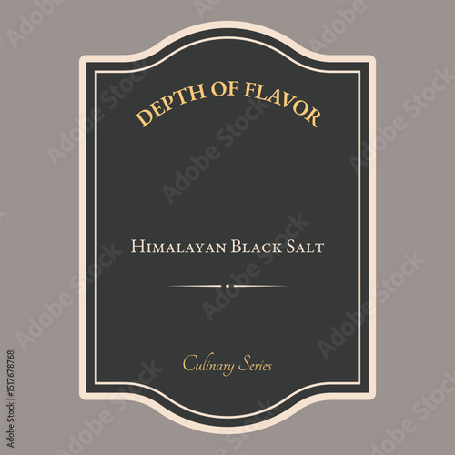 Isolated Premium Black label template
