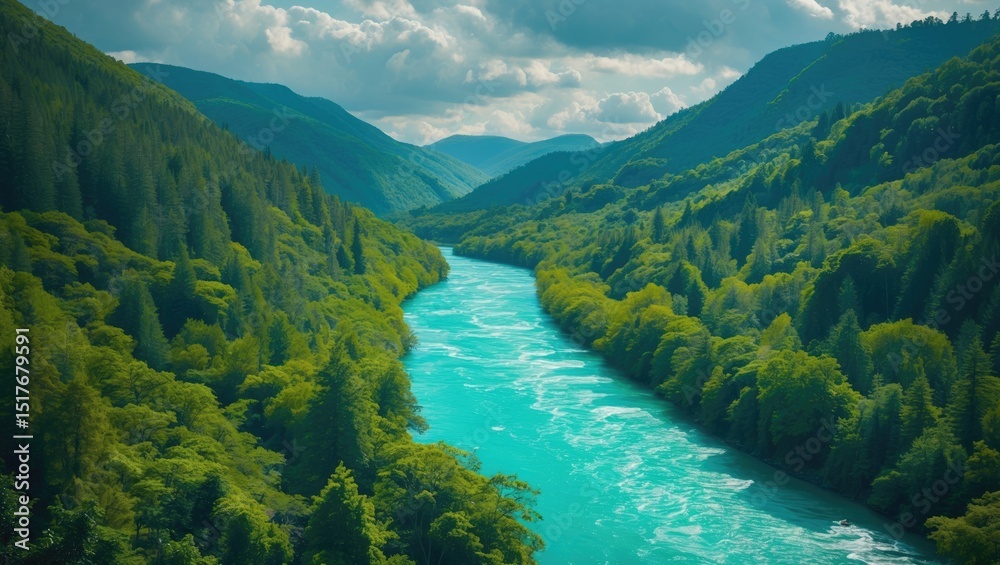 Obraz premium Beautiful Kanas Scenic Area in Altay Region, Xinjiang, China