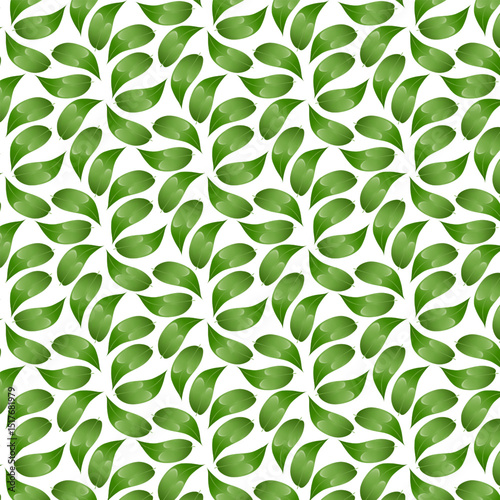 Seamless pattern jaboticaba leaves. Perfect for food packaging, healthy eating designs, recipe books, botanical projects, and tropical fruit collections