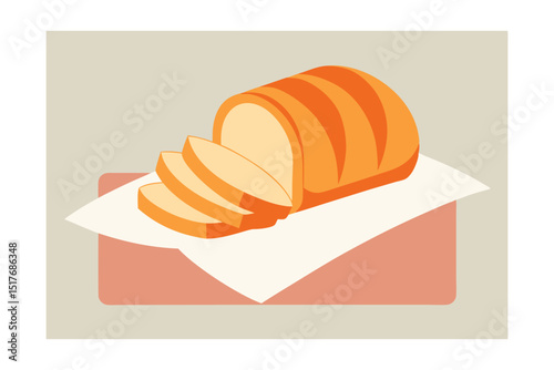 vector illustration of bread
