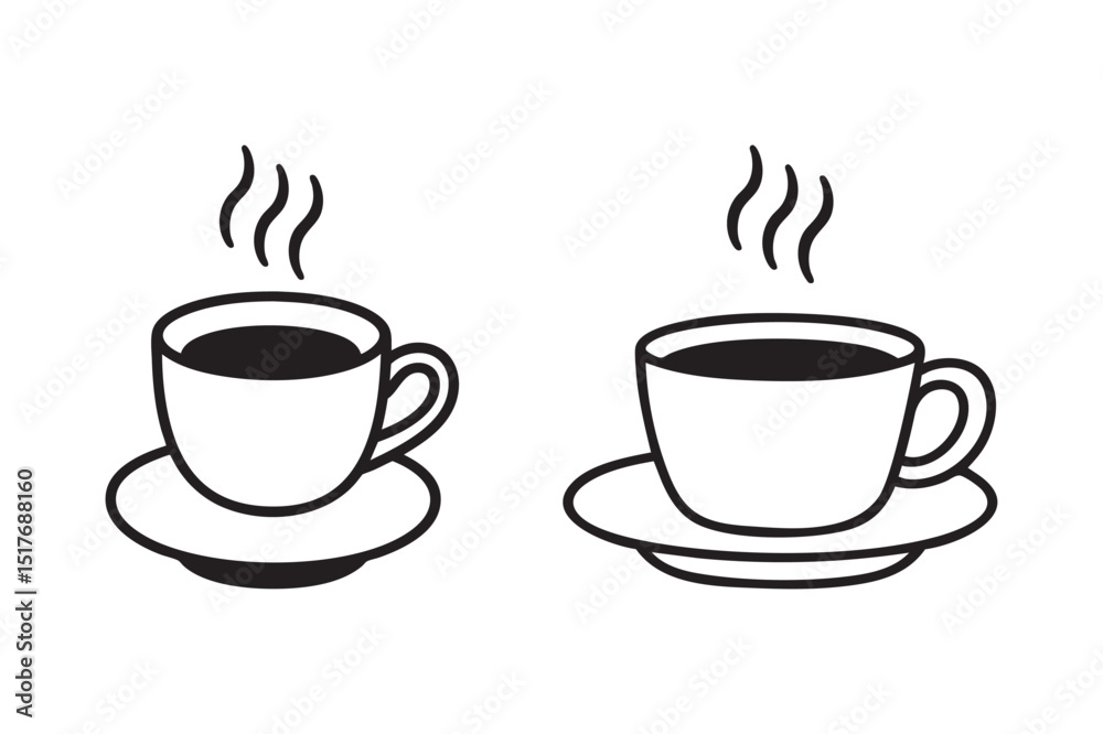 Fototapeta premium coffee cup icon vector illustration