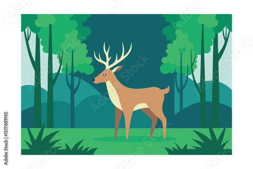 deer in the forest