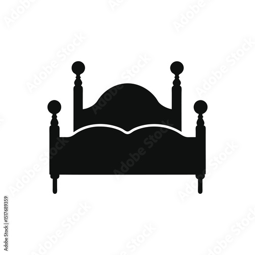 classic sofa isolated on black