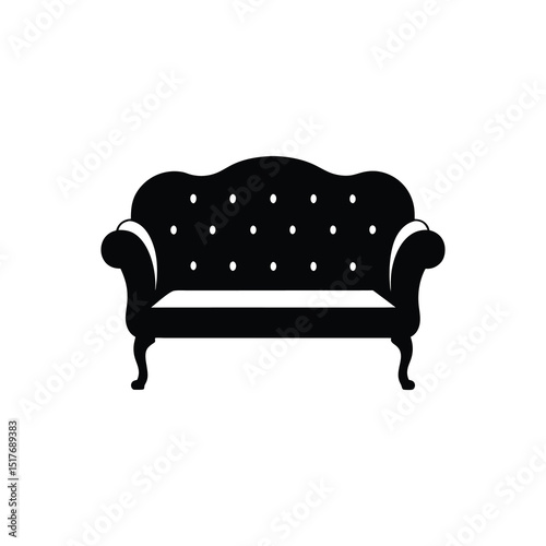 sofa isolated on white background
