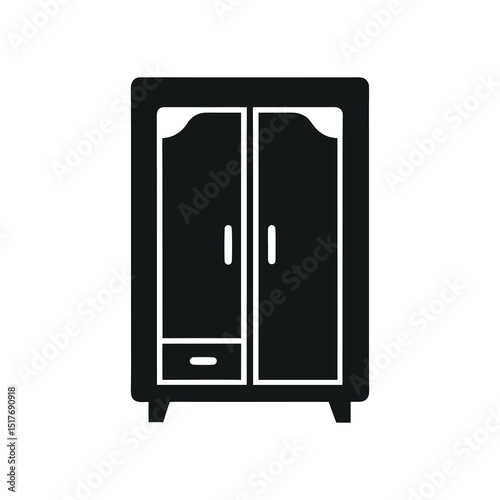 vector illustration of a safe