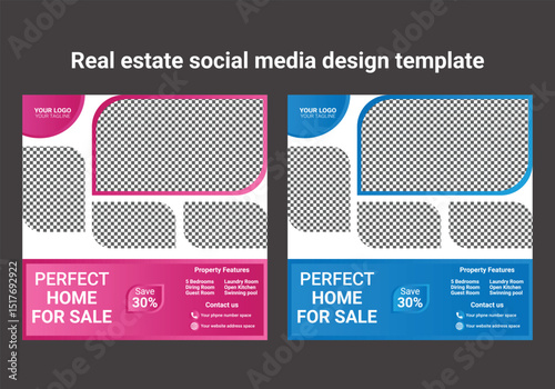 Advertising square Social media post and promotion ads discount banner vector template design