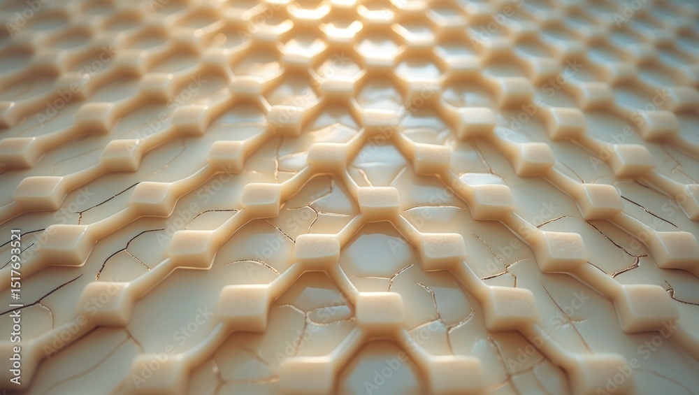 Obraz premium Seamless geometric layout of square tiles with grout lines for minimalist background or design