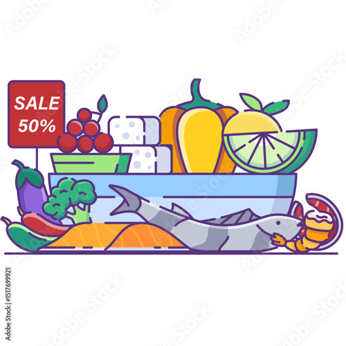 Local market Fresh Products