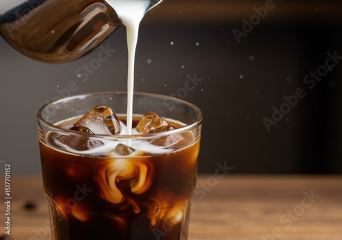 Fototapeta Naklejka Na Ścianę i Meble -  coffie with milk