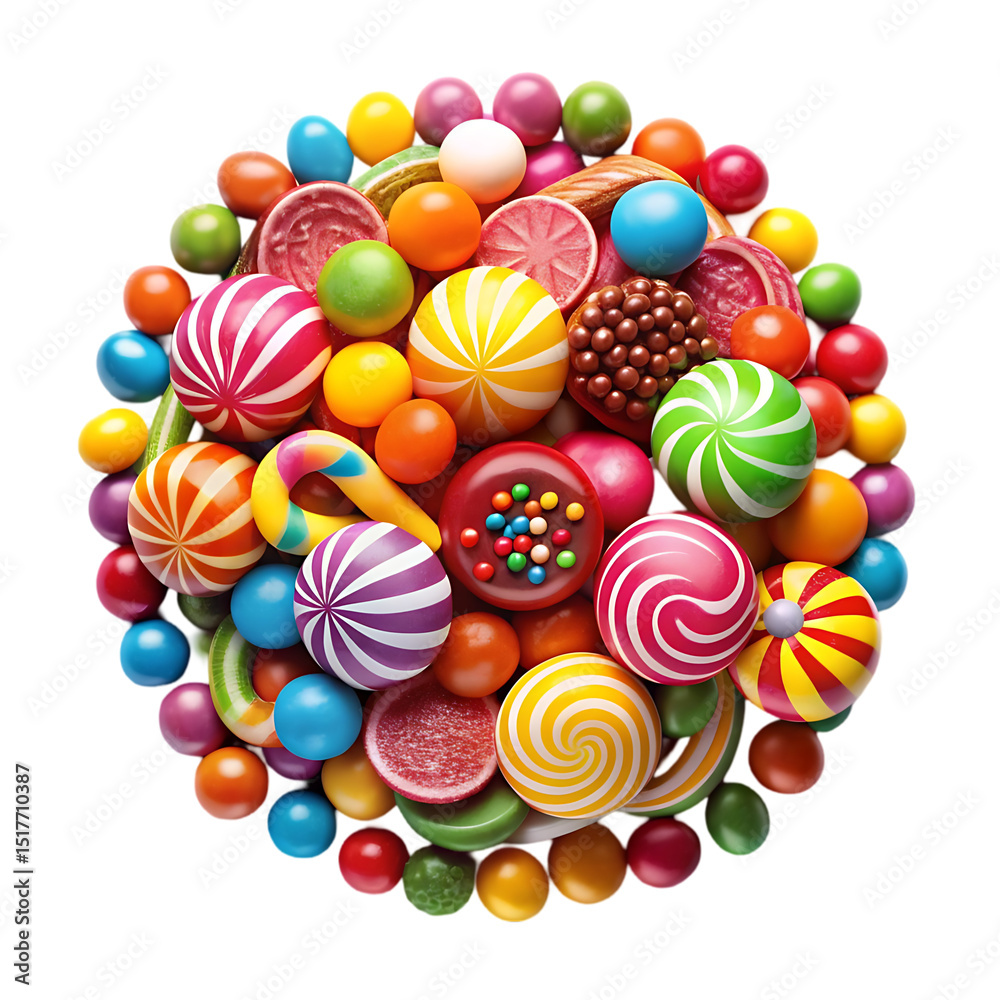 Obraz premium Colorful Candy Sweets