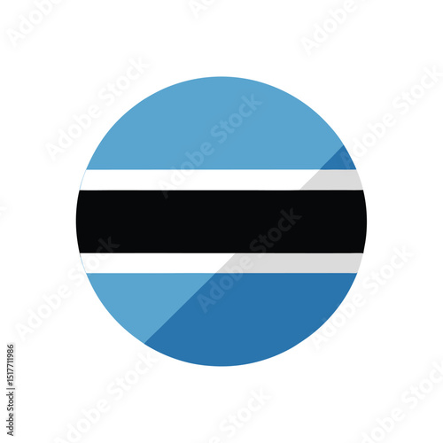 Watercolor Flag of Botswana in Glossy Round Icon Free Download Watercolor Flag of Botswana in Glossy Round Icon - GFXLoad