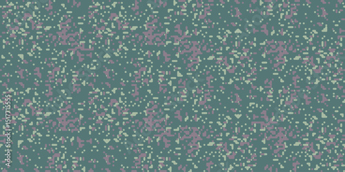 Pixel camouflage pattern. Green military pattern for army. Seamless pattern for textiles