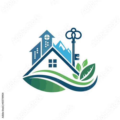 Illustration graphic vector of house building logo design Collection home icons. House symbol. Set of real estate objects and houses black icons isolated on white background. Vector illustration.