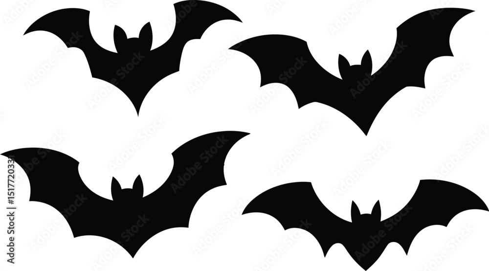 Halloween bat and bats
Halloween bat and bats