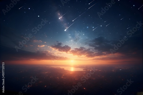night sky with stars