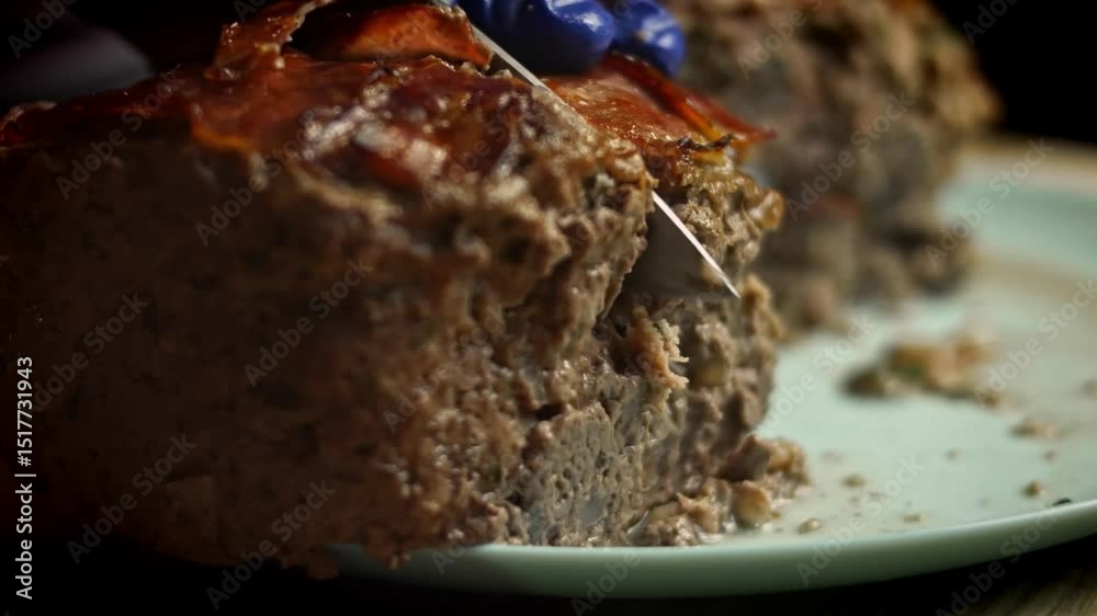 I serve falsher hase that gives steam. Falscher Hase recipe. 4k video recipe