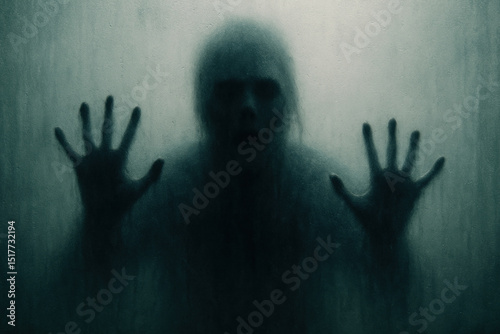 Person with hands up in the air.