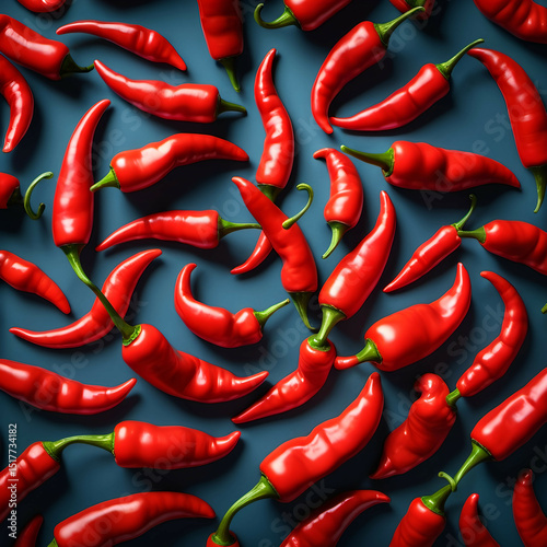 A red chili pepper shaped into an infinity loop — endless flavor