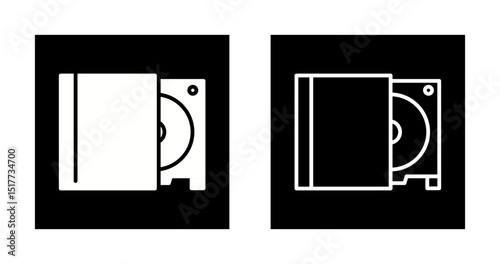 CD ROM Drive Vector Icon