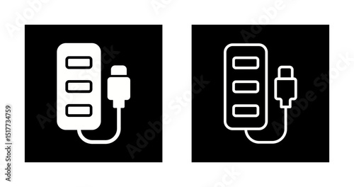 USB Hub Vector Icon