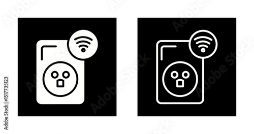 Smart Plug Vector Icon