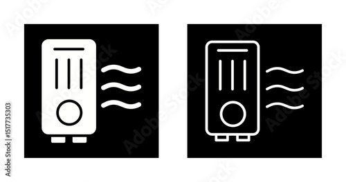 Portable Air Purifier Vector Icon
