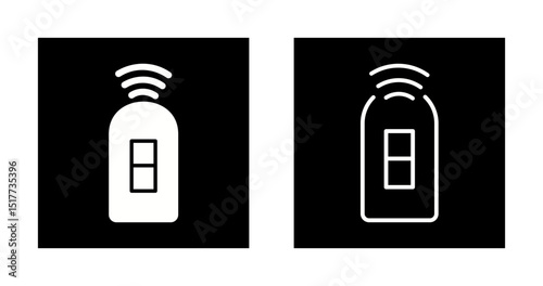Smart Light Switch Vector Icon
