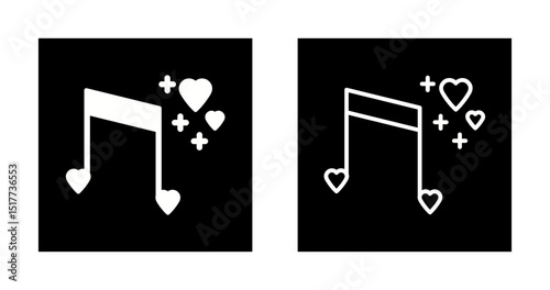 Love Music Vector Icon