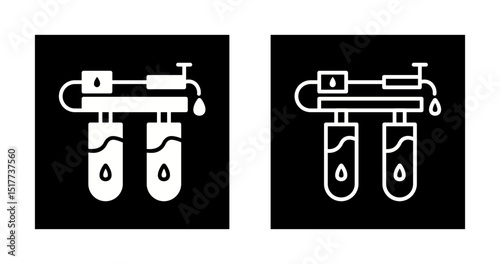 Portable water purification Vector Icon