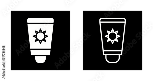 Sunscreen Vector Icon