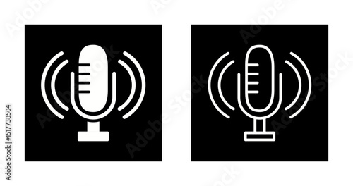 Microphone Vector Icon