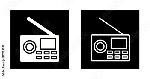 Emergency radio Vector Icon