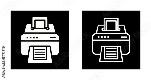 Inkjet Printer Vector Icon