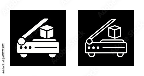 3D Scanner Vector Icon