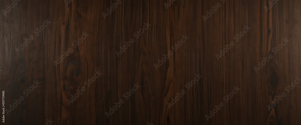 Obraz premium Dark brown wood texture background with natural grain pattern and wooden surface