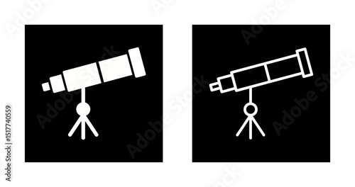 Telescope Vector Icon