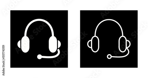 Headset Vector Icon
