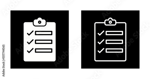 Clipboard Checklist Vector Icon