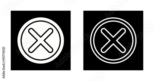 Cross Vector Icon