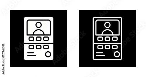 Intercom System Vector Icon