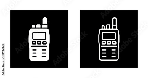 Police Radio Vector Icon
