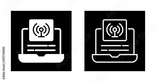 Intrusion Detection System Vector Icon