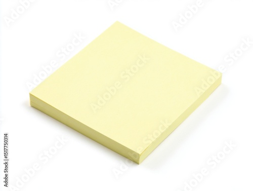 Sicky note pad isolated on white background
