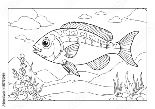 Leedsichthys Coloring Page, An Engaging Activity for Budding Art