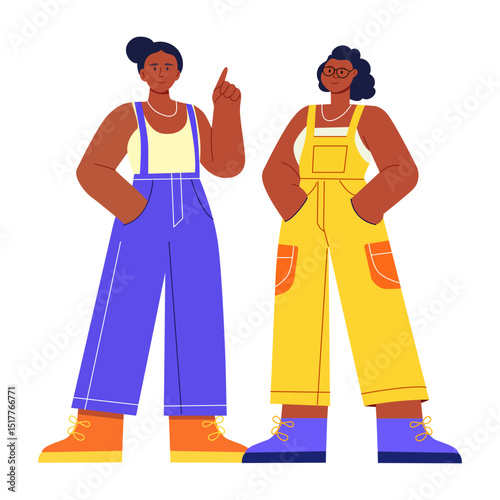 A flat style illustration showing an ally support
