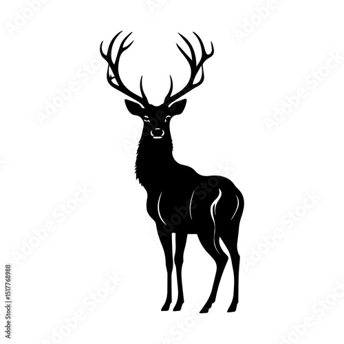 deer silhouette vector