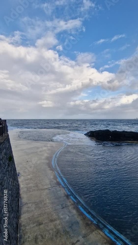 Located on the northeast coast of Madeira, Porto da Cruz is a popular hotspot for extreme sports enthusiasts, especially surfers. Its powerful waves and rugged coastline create ideal conditions for th