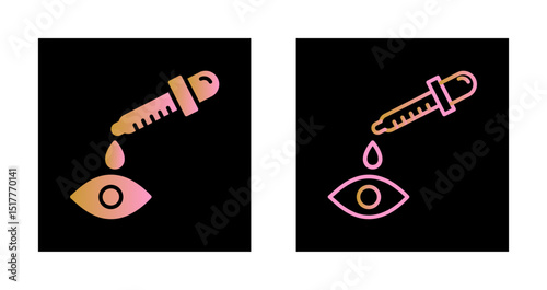 Eye Drop Icon Design